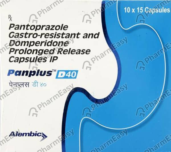 Panplus D 40mg Strip Of 15 Capsules