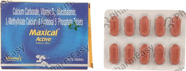 Maxical Active Strip Of 10 Tablets