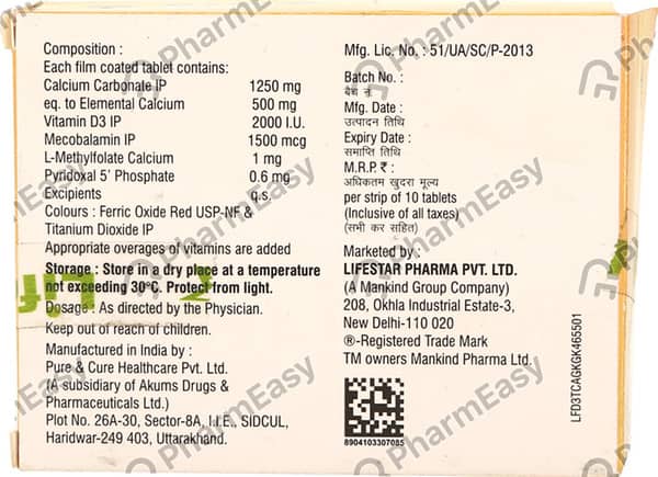 Maxical Active Strip Of 10 Tablets