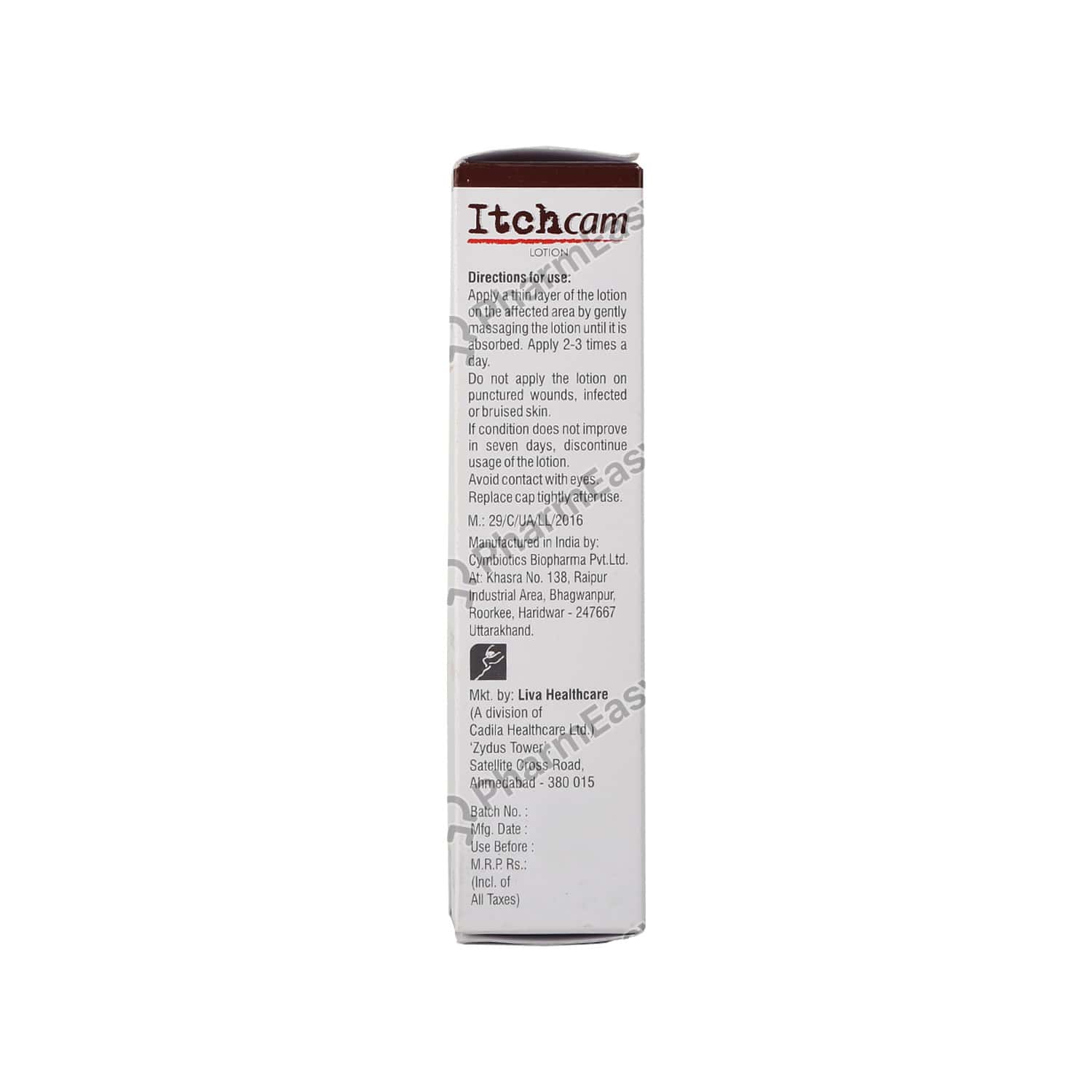 Buy Itchcam Lotion (60) Online at Flat 18 OFF* PharmEasy