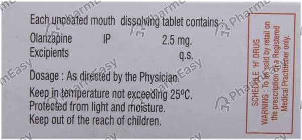 Oliramp 2.5mg Tablets