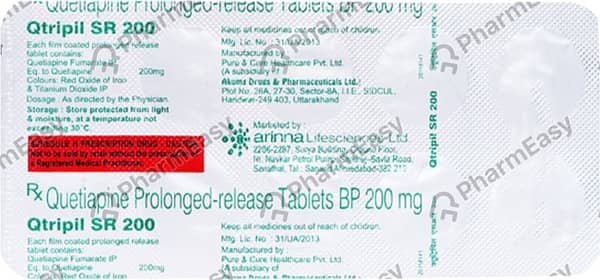 Qtripil Sr 200Mg Strip Of 10 Tablets