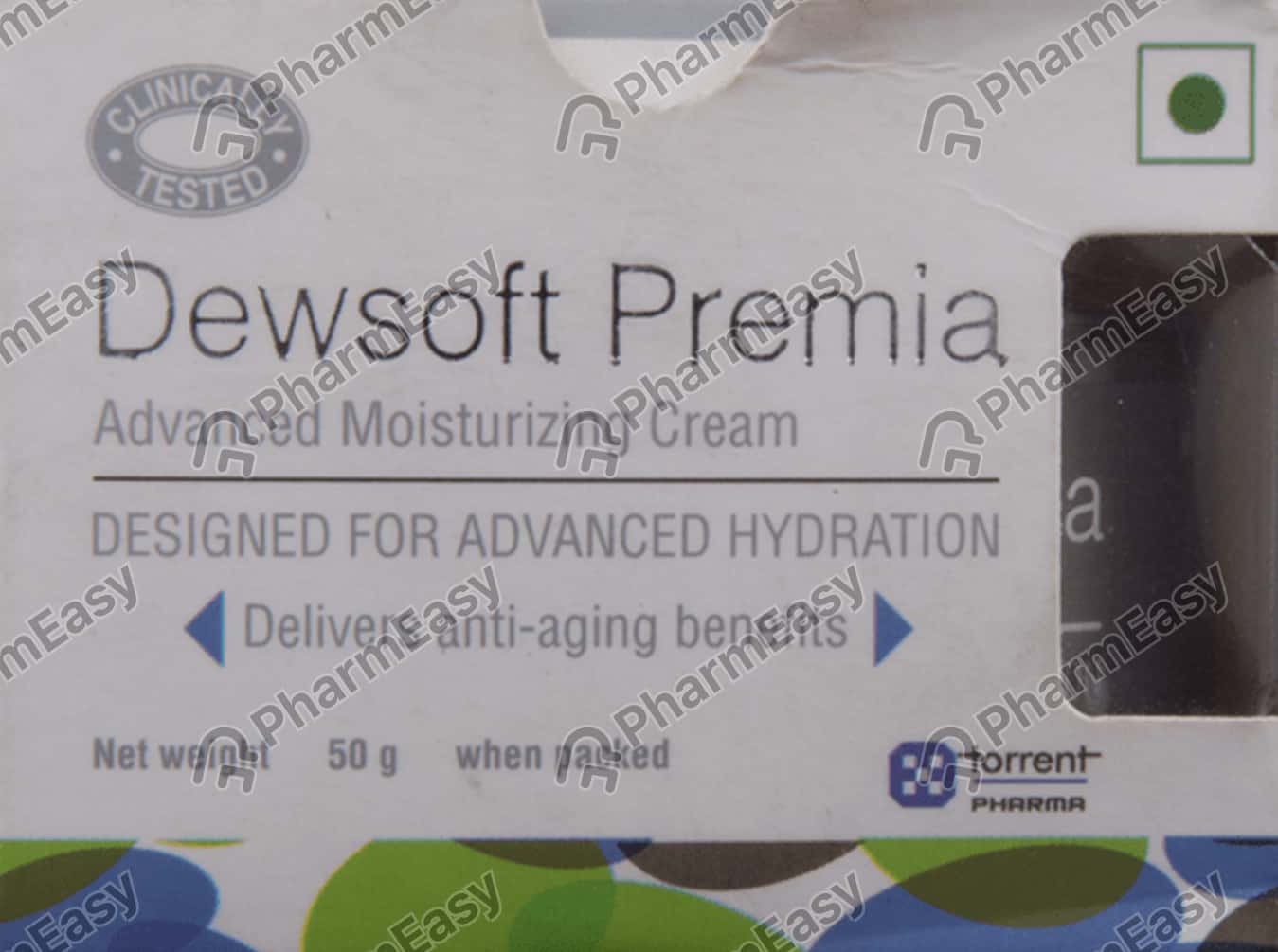 Dewsoft Premia Advanced Moisturizing Cream Squat Jar Of 50gm
