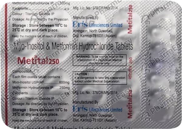 Metital 250mg Tablet