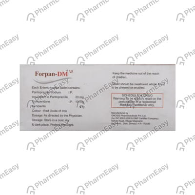 Forpan Dm Strip Of 10 Tablets