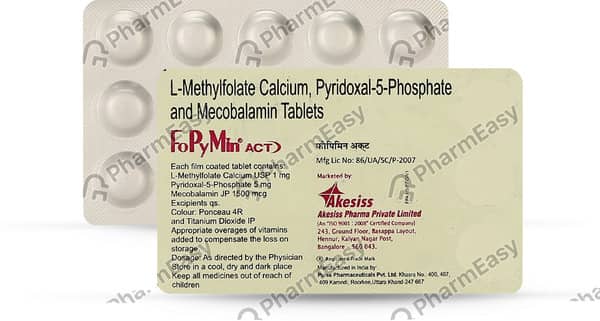 Fopymin Act Strip Of 15 Tablets