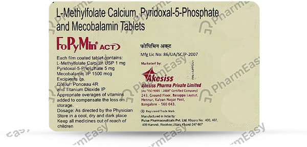 Fopymin Act Strip Of 15 Tablets