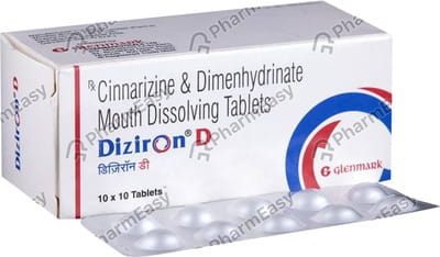 Diziron D Strip Of 10 Tablets