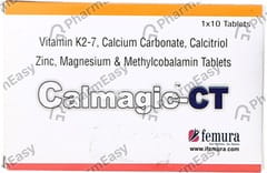 CALMAGIC CT STRIP OF 10 TABLETS