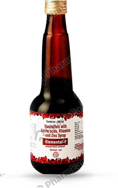 Elemental F Bottle Of 200ml Syrup