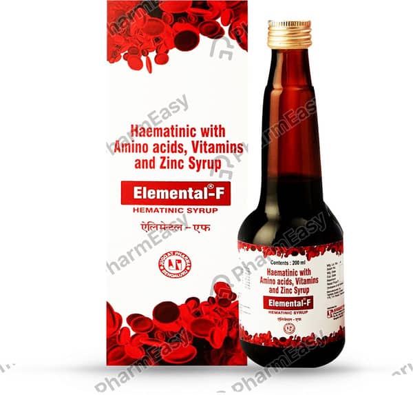 Elemental F Bottle Of 200ml Syrup