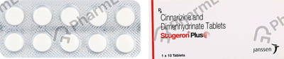 Stugeron Plus Strip Of 10 Tablets
