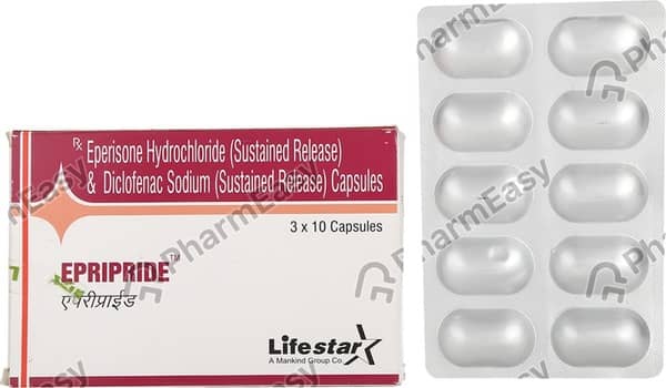 Epripride Strip Of 10 Capsules