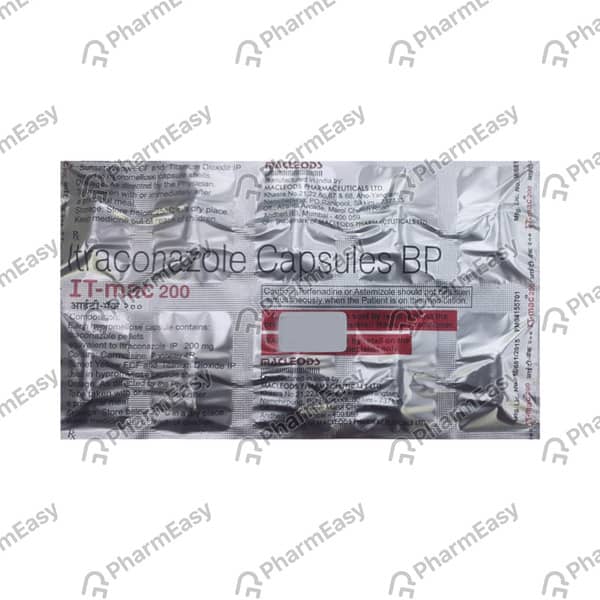 Itmac 200Mg Strip Of 4 Capsules
