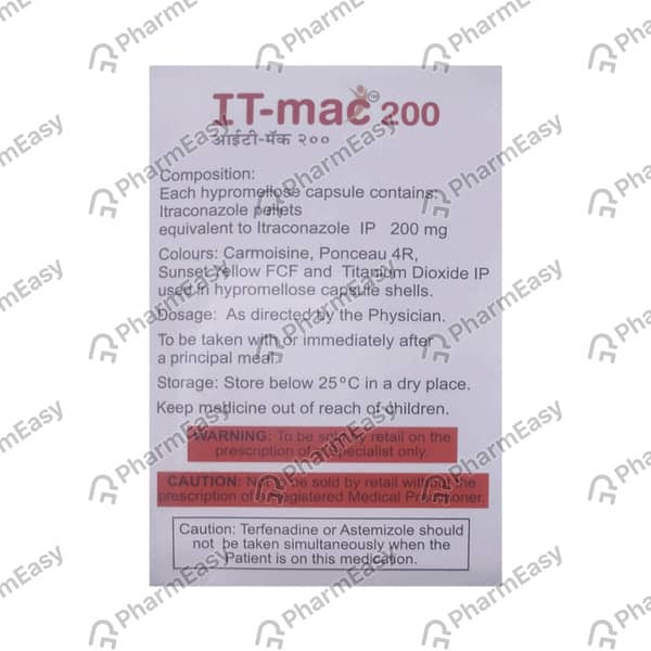 Itmac 200Mg Strip Of 4 Capsules