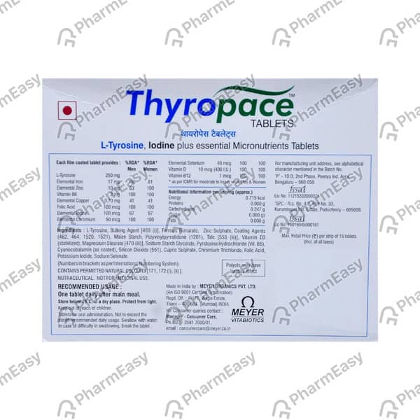 Thyropace Strip Of 10 Tablets
