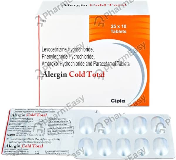 Alergin Cold Total Strip Of 10 Tablets