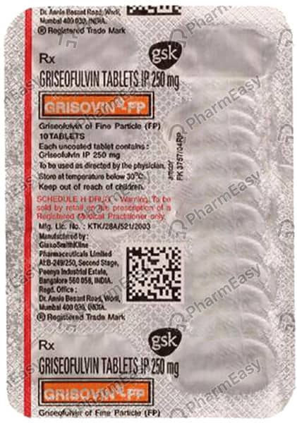 Grisovin 250mg Tablet