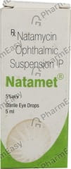 NATAMET 5% BOTTLE OF 5ML EYE DROPS
