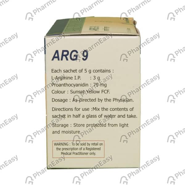 Arg 9 Sachet Of 10gm Granules