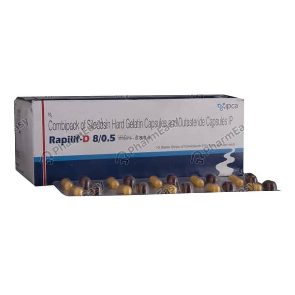 Rapilif D 8/0.5mg Strip Of 20 Combipack Capsules