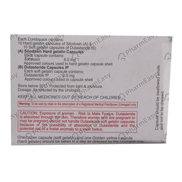 Rapilif D 8/0.5mg Strip Of 20 Combipack Capsules