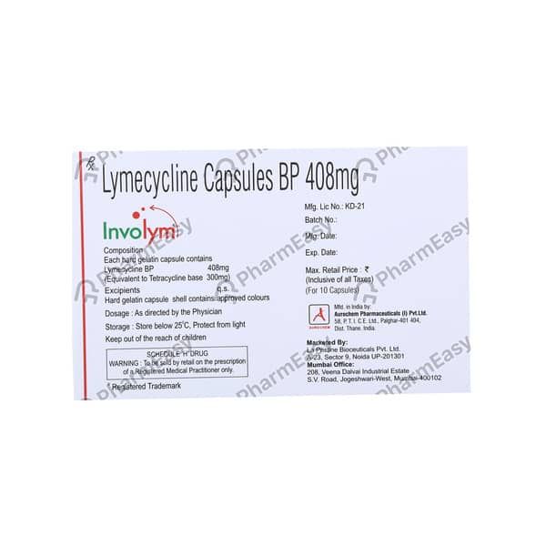 Involym 408mg Strip Of 10 Capsules