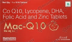 MAC Q 10MG STRIP OF 10 TABLETS