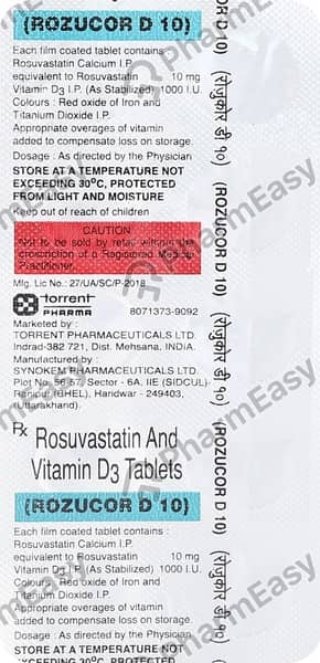 Rozucor D 10mg Tablet