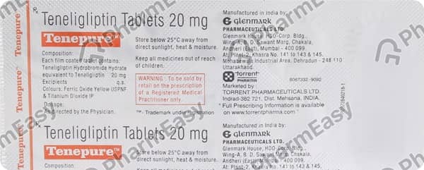 Tenepure 20mg Strip Of 10 Tablets
