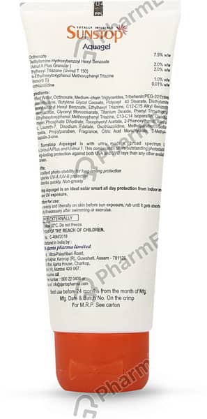 Sunstop Spf 30 Aquagel 60Gm