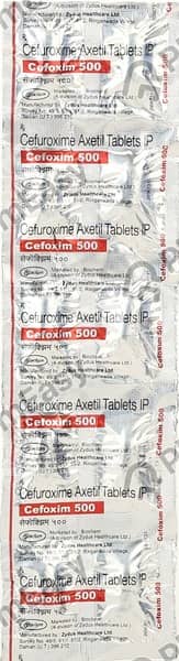 Cefoxim 500mg Strip Of 10 Tablets