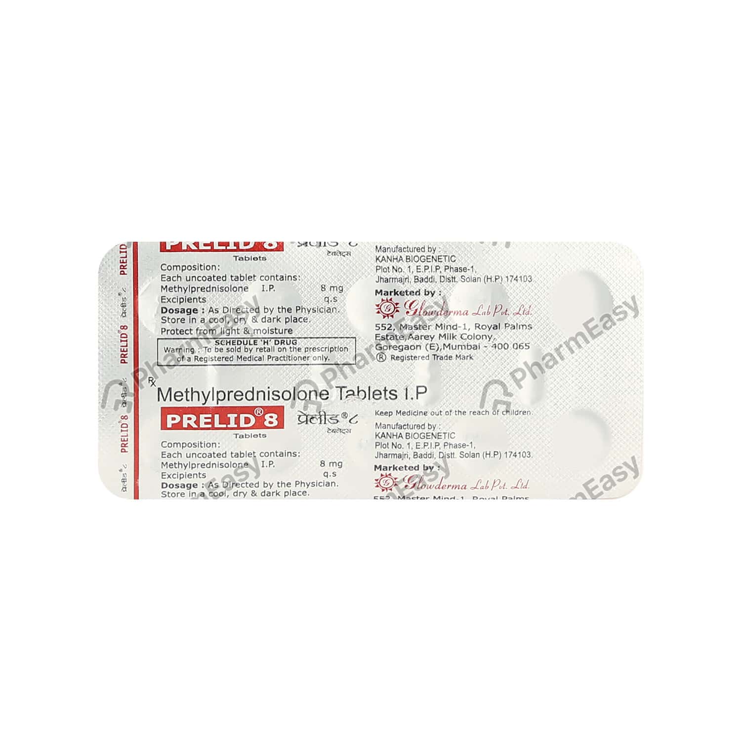 Buy Prelid 8 MG Tablet (10) Online at Flat 18% OFF* | PharmEasy