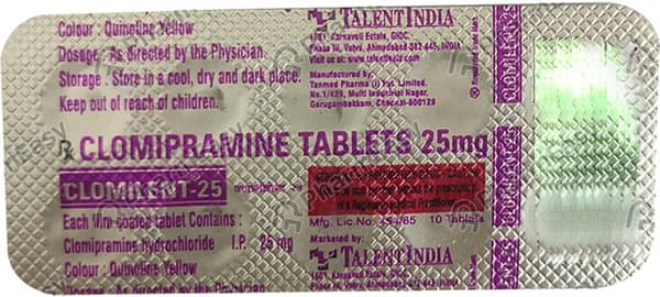 Clomilent 25Mg Strip Of 10 Tablets