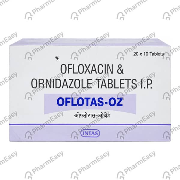 Oflotas Oz Strip Of 10 Tablets