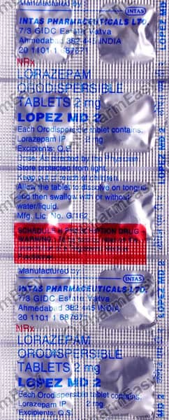 Lopez Md 2mg Strip Of 10 Tablets