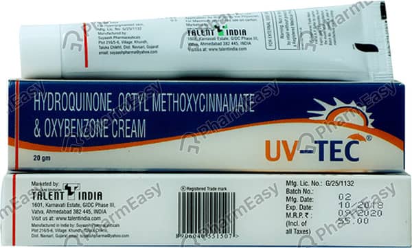 Uv Tec Tube Of 20Gm Cream