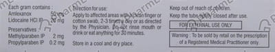 Lexanox Plus Sugar Free Tube Of 5gm Paste