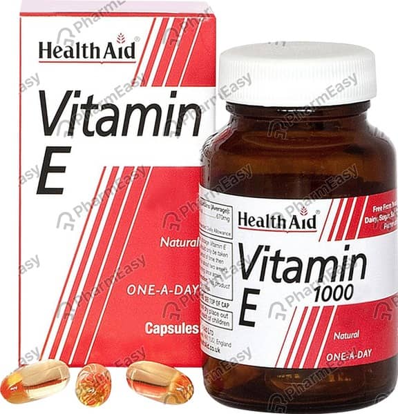 Health Aid Vitamin E 1000Iu Bottle Of 100 Capsules