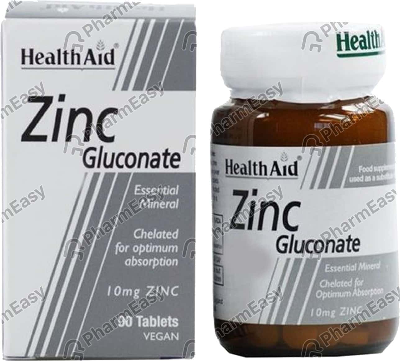 Buy Health Aid Zinc Gluconate 70 MG Tablet (90) Online at Flat 15 OFF