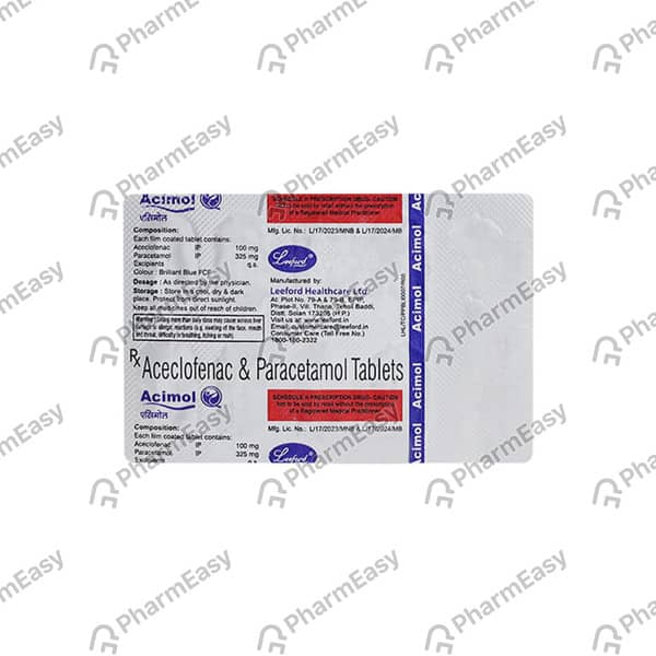 Acimol Strip Of 10 Tablets