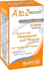 HEALTH AID A TO Z MULTIVIT BOTTLE OF 90 TABLETS