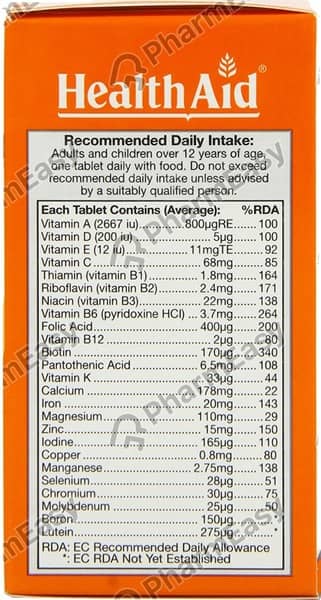 Health Aid A To Z Multivit Tablets 90'S