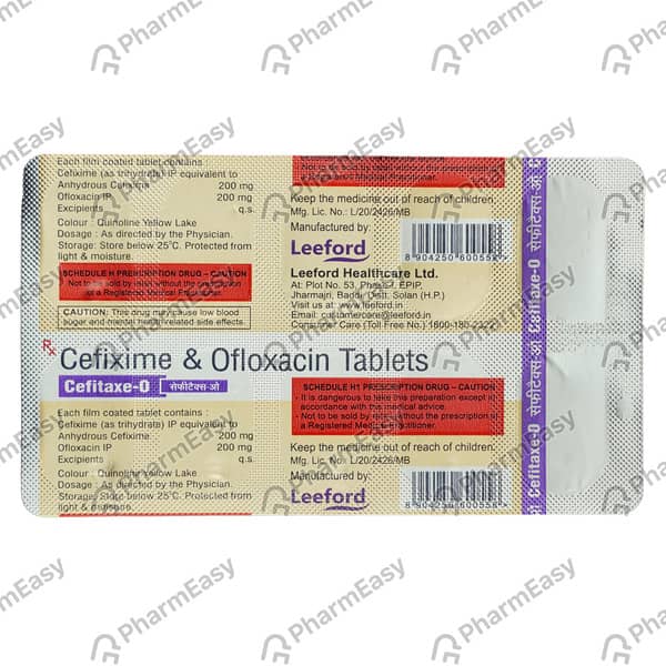Cefitaxe O Strip Of 10 Tablets