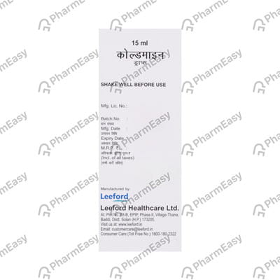 Coldmine Bottle Of 15ml Oral Drops