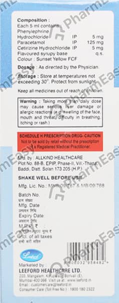 Coldmine Bottle Of 60ml Syrup