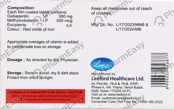 Gabanyl Strip Of 10 Tablets