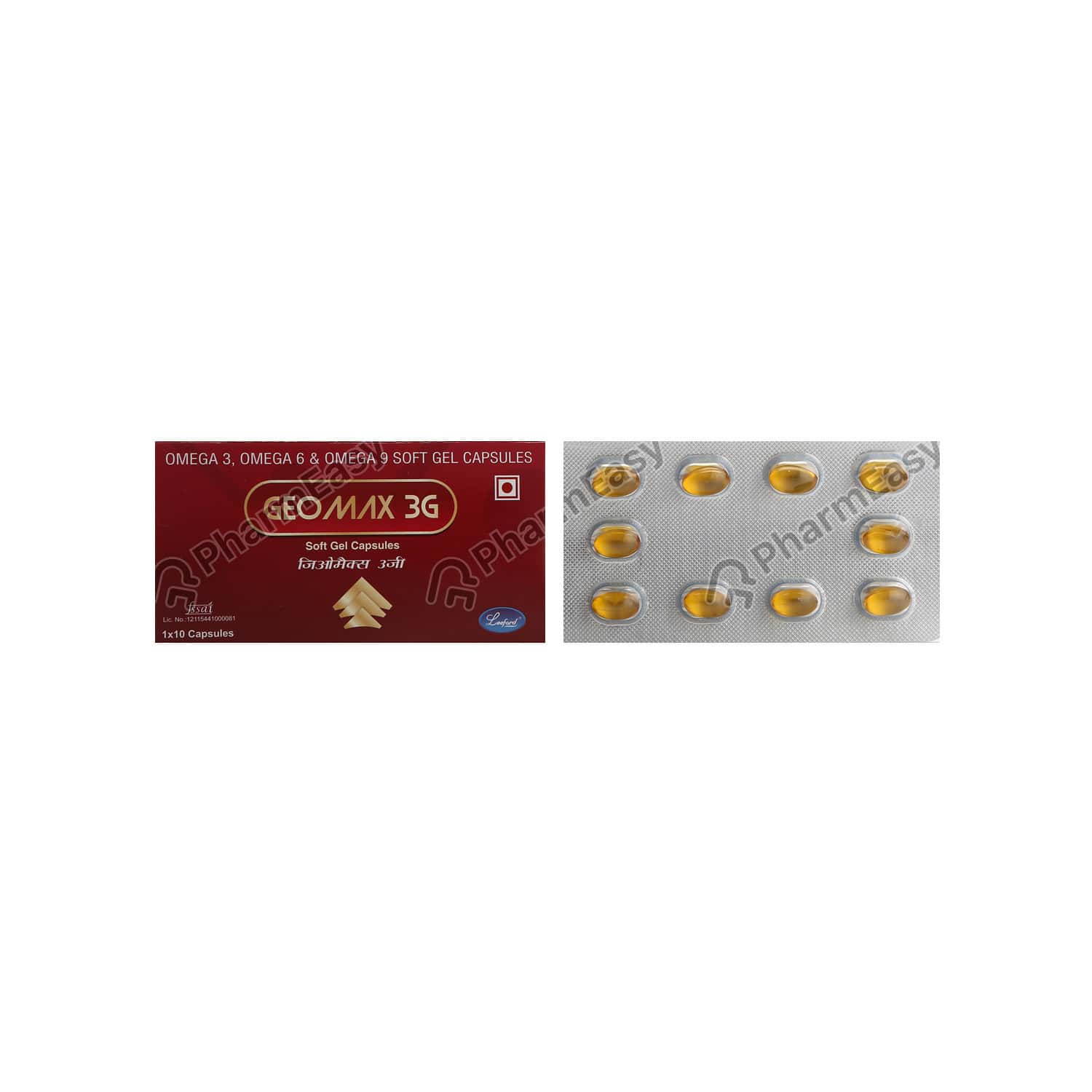 Buy Geomax 3g 500 MG Capsule (10) Online at Flat 18% OFF* | PharmEasy