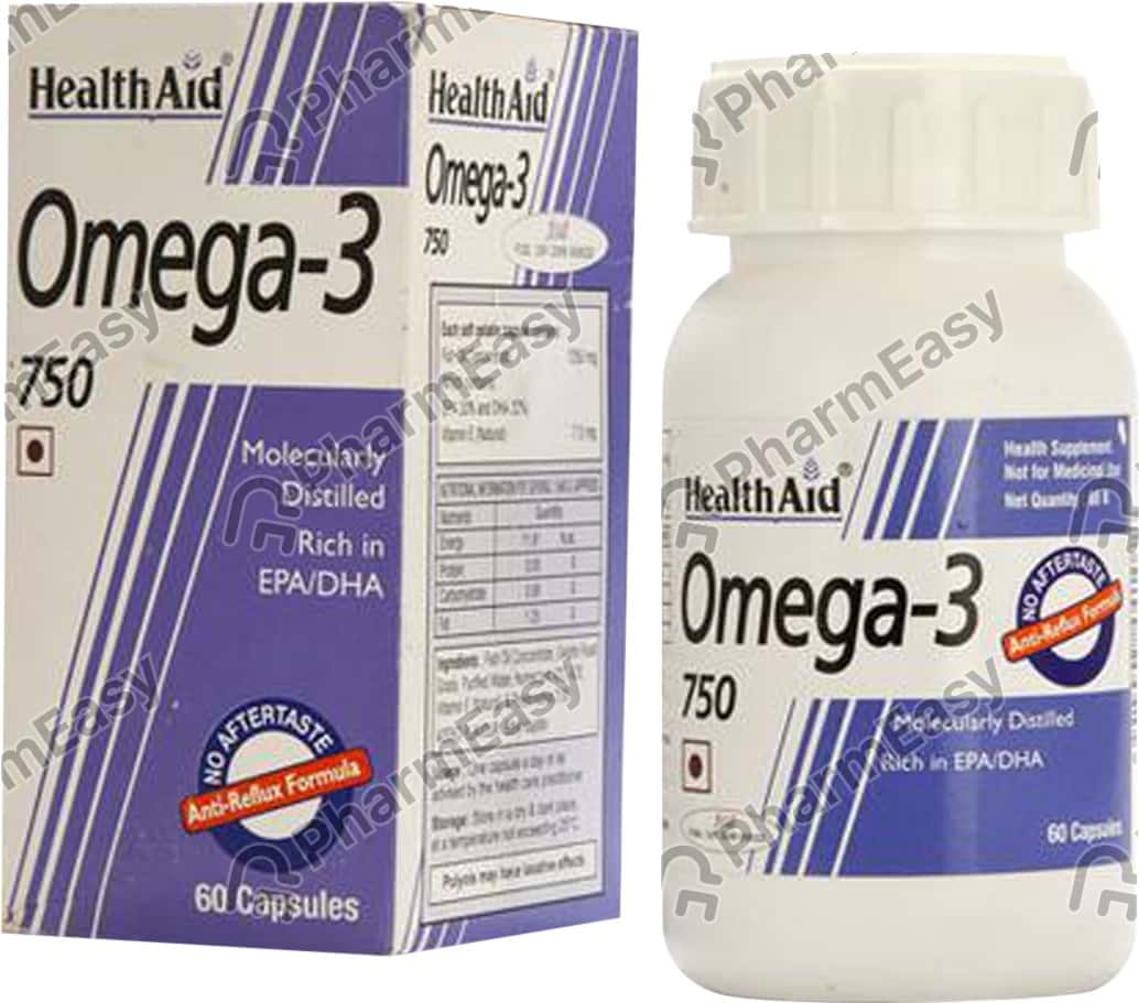 Buy Health Aid Omega 3 Cap 750mg 60'S 