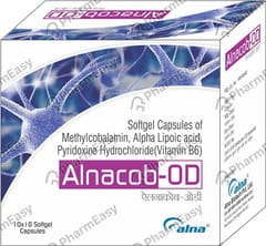 ALNACOB OD STRIP OF 10 CAPSULES